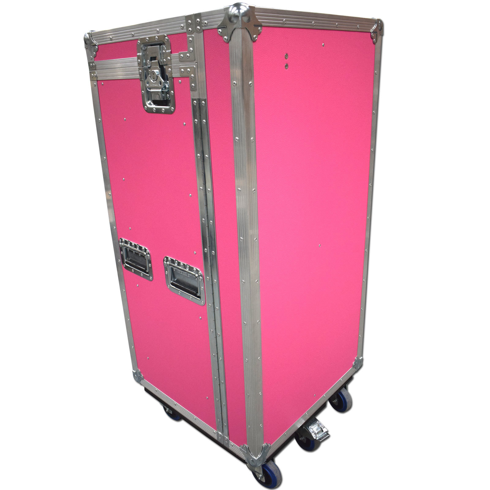 5 Drawer Backline Tool Flightcase In Pink